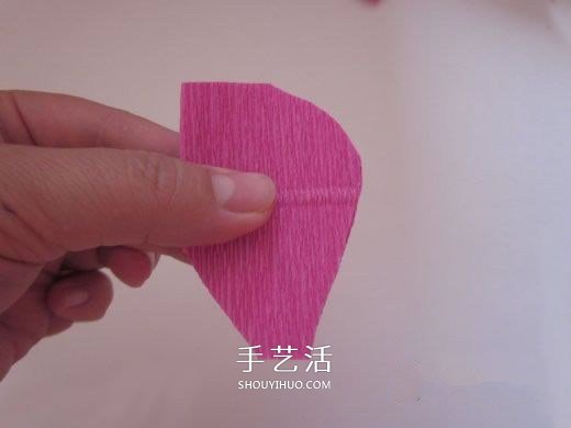 皺紋紙?zhí)枪ǖ淖龇?皺紋紙玫瑰花手工制作 -  rpnrmr.com