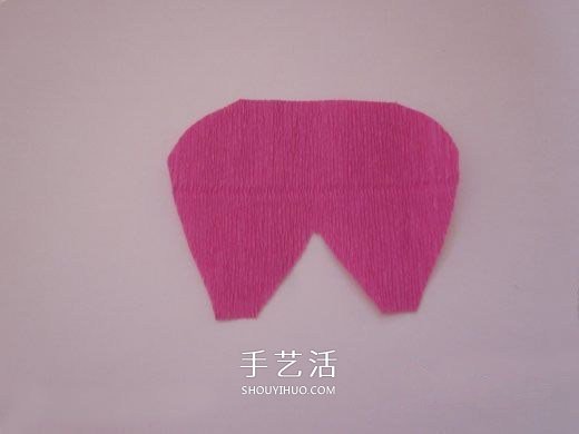 皺紋紙?zhí)枪ǖ淖龇?皺紋紙玫瑰花手工制作 -  rpnrmr.com