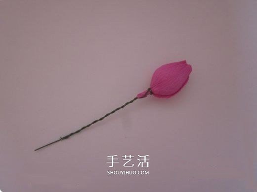 皺紋紙?zhí)枪ǖ淖龇?皺紋紙玫瑰花手工制作 -  rpnrmr.com