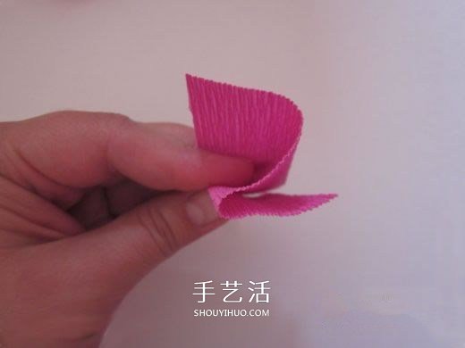 皺紋紙?zhí)枪ǖ淖龇?皺紋紙玫瑰花手工制作 -  rpnrmr.com