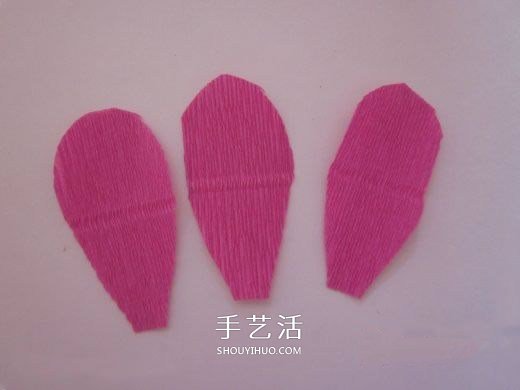 皺紋紙?zhí)枪ǖ淖龇?皺紋紙玫瑰花手工制作 -  rpnrmr.com
