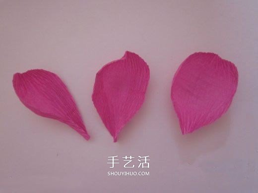 皺紋紙?zhí)枪ǖ淖龇?皺紋紙玫瑰花手工制作 -  rpnrmr.com