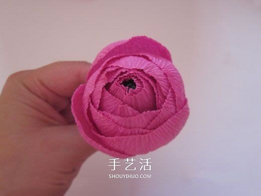 皺紋紙?zhí)枪ǖ淖龇?皺紋紙玫瑰花手工制作 -  rpnrmr.com