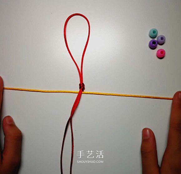 手工平結(jié)編法圖解教程 怎么編平結(jié)的方法步驟 -  rpnrmr.com