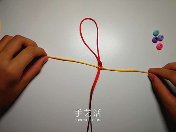 手工平結(jié)編法圖解教程 怎么編平結(jié)的方法步驟 -  rpnrmr.com