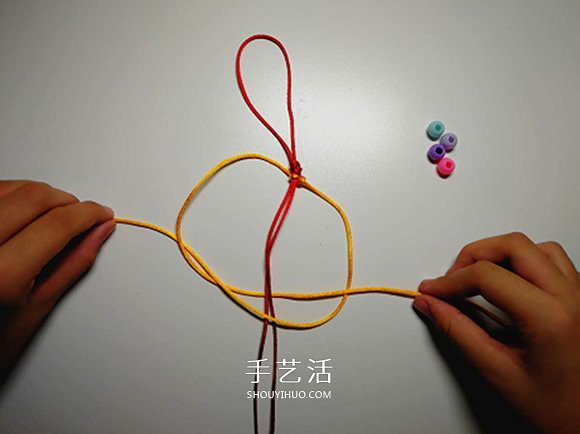 手工平結(jié)編法圖解教程 怎么編平結(jié)的方法步驟 -  rpnrmr.com