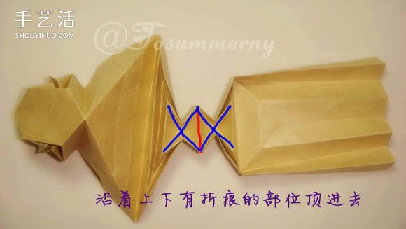 萌版孫悟空的折法圖解 折紙孫大圣的方法步驟 -  rpnrmr.com