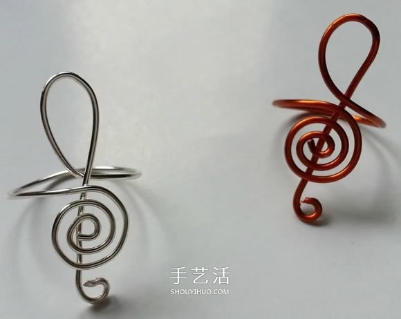 金屬絲制作高音符戒指 自制優(yōu)雅戒指的方法 -  rpnrmr.com