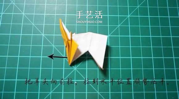 逼真山羊的折紙方法 手工折紙立體山羊圖解 -  rpnrmr.com