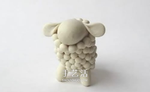 超輕粘土制作長角小羊 有角綿羊粘土DIY圖解 -  rpnrmr.com