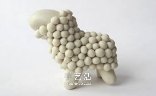 超輕粘土制作長角小羊 有角綿羊粘土DIY圖解 -  rpnrmr.com