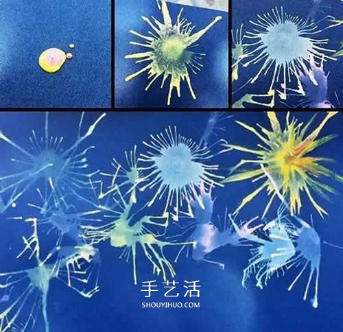國慶節(jié)煙花手工制作 幼兒DIY絢麗煙花夜景 -  rpnrmr.com