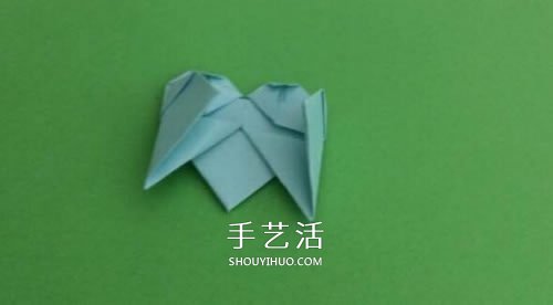 簡(jiǎn)單三角形紙盒的折法 帶愛(ài)心鎖的紙盒子折紙 -  rpnrmr.com