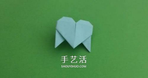 簡(jiǎn)單三角形紙盒的折法 帶愛(ài)心鎖的紙盒子折紙 -  rpnrmr.com