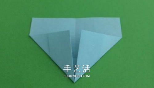 簡(jiǎn)單三角形紙盒的折法 帶愛(ài)心鎖的紙盒子折紙 -  rpnrmr.com