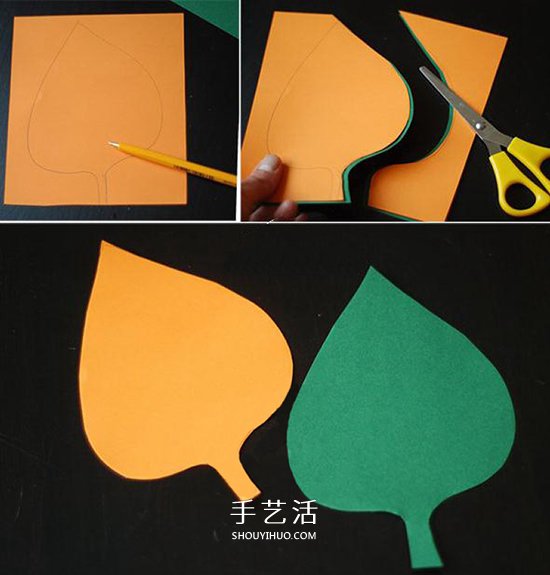 簡單樹葉裝飾畫制作 兒童卡紙樹葉畫的做法 -  rpnrmr.com