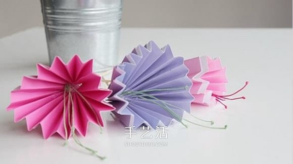 簡單又漂亮紙花做法 幼兒制作卡紙花的教程 -  rpnrmr.com