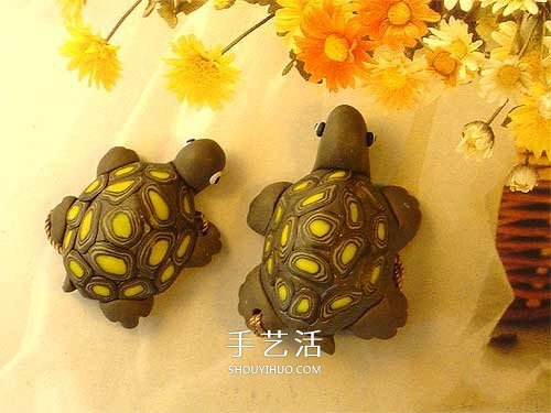 超輕粘土制作小烏龜 逼真的粘土烏龜DIY圖解 -  rpnrmr.com