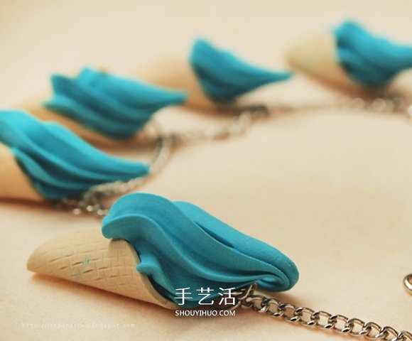 超輕粘土DIY冰激凌飾品 可愛(ài)粘土冰激凌制作 -  rpnrmr.com