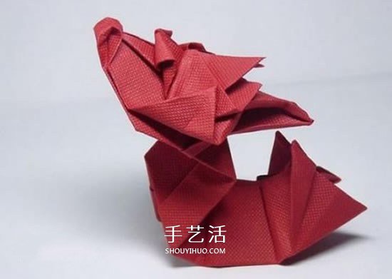 生肖龍的折紙方法圖解 Q版中國龍的折法步驟 -  rpnrmr.com