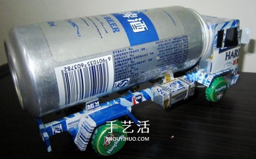 易拉罐手工制作油罐車模型的方法圖解 -  rpnrmr.com