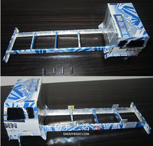 易拉罐手工制作油罐車模型的方法圖解 -  rpnrmr.com