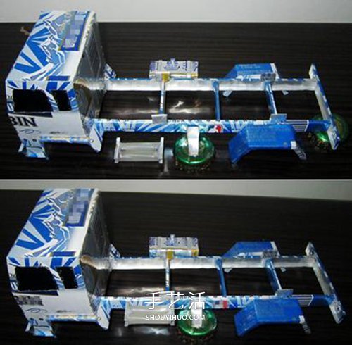 易拉罐手工制作油罐車模型的方法圖解 -  rpnrmr.com
