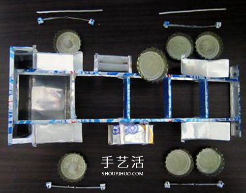 易拉罐手工制作油罐車模型的方法圖解 -  rpnrmr.com