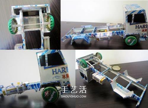 易拉罐手工制作油罐車模型的方法圖解 -  rpnrmr.com