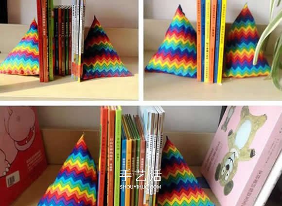 不織布書立的制作方法 手工布藝三角形書立 -  rpnrmr.com