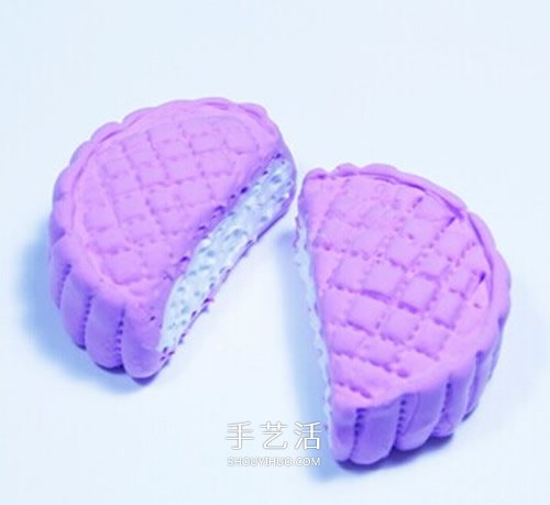 超輕粘土月餅的做法 中秋節(jié)粘土月餅手工制作 -  rpnrmr.com