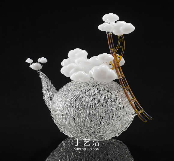 Eunsuh Choi優(yōu)雅玻璃雕塑 宛如冬日霜凍的枝枒 -  rpnrmr.com