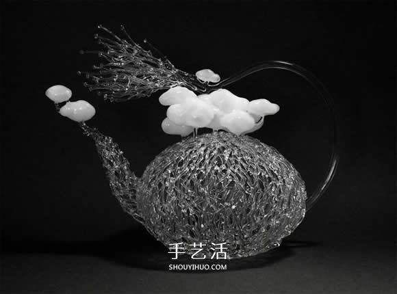 Eunsuh Choi優(yōu)雅玻璃雕塑 宛如冬日霜凍的枝枒 -  rpnrmr.com