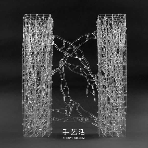 Eunsuh Choi優(yōu)雅玻璃雕塑 宛如冬日霜凍的枝枒 -  rpnrmr.com