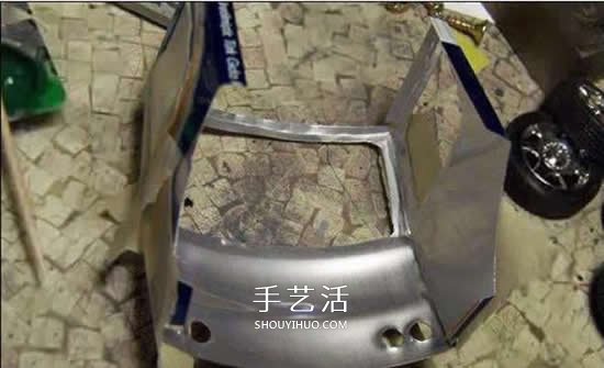 易拉罐做汽車步驟圖解 易拉罐卡車DIY教程 -  rpnrmr.com