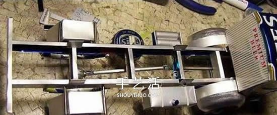 易拉罐做汽車步驟圖解 易拉罐卡車DIY教程 -  rpnrmr.com