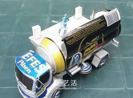 易拉罐做汽車步驟圖解 易拉罐卡車DIY教程 -  rpnrmr.com