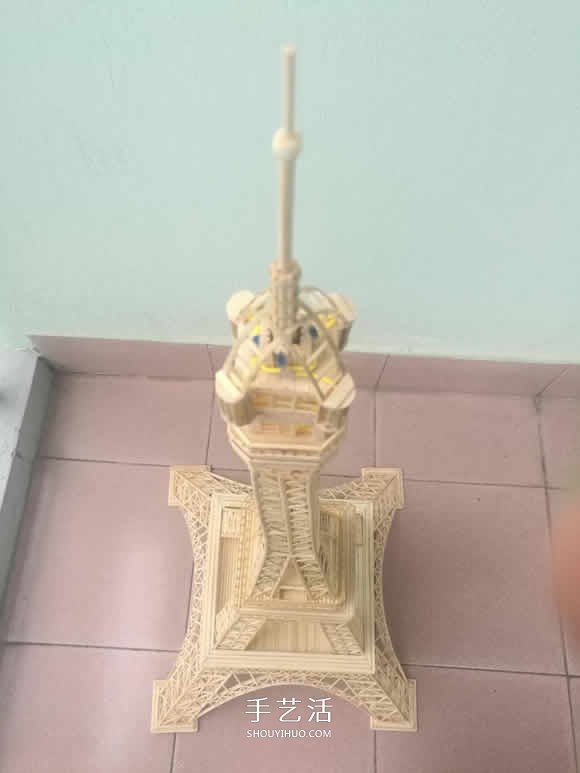 竹簽手工制作埃菲爾鐵塔模型的詳細(xì)圖解教程 -  rpnrmr.com