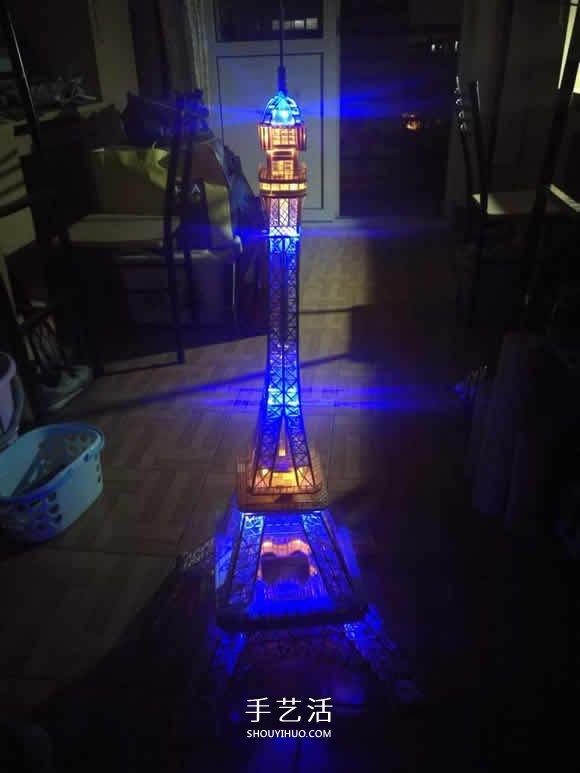 竹簽手工制作埃菲爾鐵塔模型的詳細(xì)圖解教程 -  rpnrmr.com