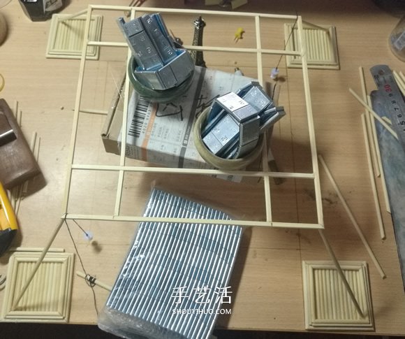 竹簽手工制作埃菲爾鐵塔模型的詳細(xì)圖解教程 -  rpnrmr.com