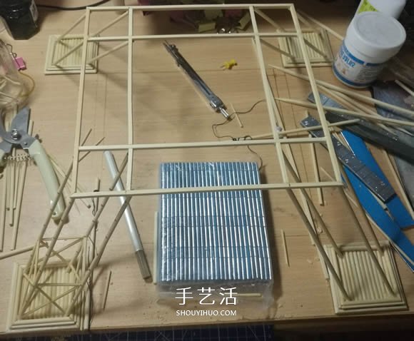 竹簽手工制作埃菲爾鐵塔模型的詳細(xì)圖解教程 -  rpnrmr.com