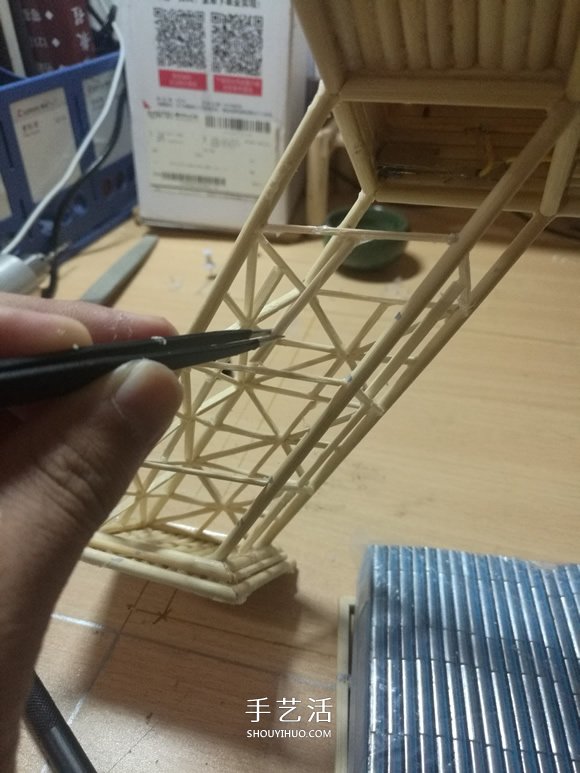 竹簽手工制作埃菲爾鐵塔模型的詳細(xì)圖解教程 -  rpnrmr.com