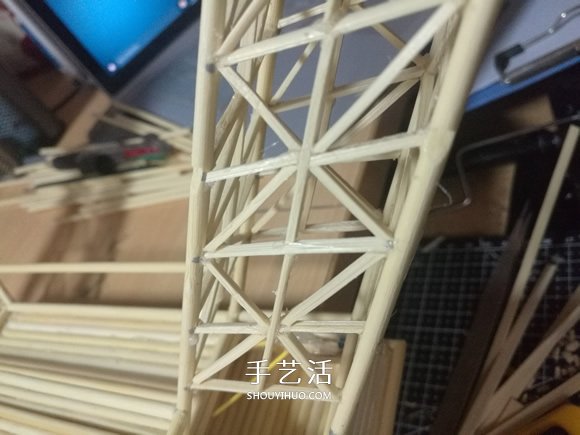 竹簽手工制作埃菲爾鐵塔模型的詳細(xì)圖解教程 -  rpnrmr.com