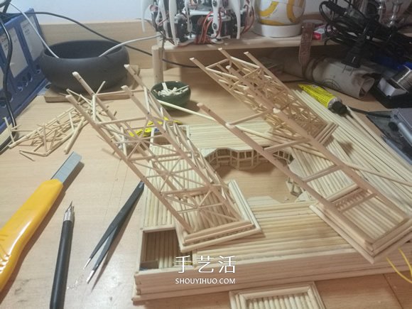 竹簽手工制作埃菲爾鐵塔模型的詳細(xì)圖解教程 -  rpnrmr.com