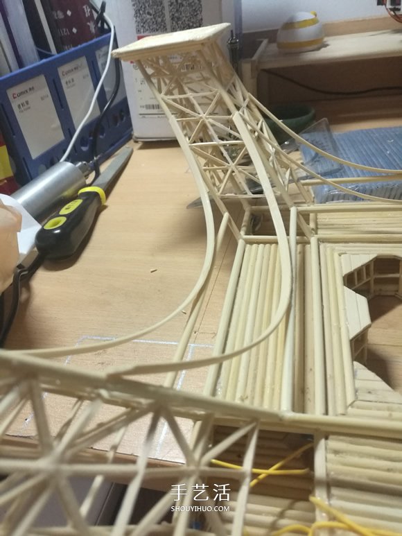 竹簽手工制作埃菲爾鐵塔模型的詳細(xì)圖解教程 -  rpnrmr.com