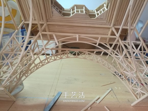 竹簽手工制作埃菲爾鐵塔模型的詳細(xì)圖解教程 -  rpnrmr.com