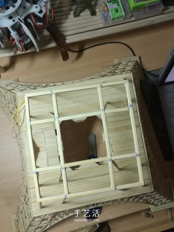 竹簽手工制作埃菲爾鐵塔模型的詳細(xì)圖解教程 -  rpnrmr.com