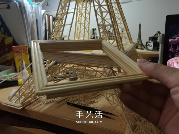 竹簽手工制作埃菲爾鐵塔模型的詳細(xì)圖解教程 -  rpnrmr.com