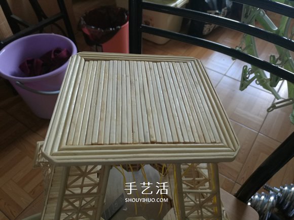 竹簽手工制作埃菲爾鐵塔模型的詳細(xì)圖解教程 -  rpnrmr.com