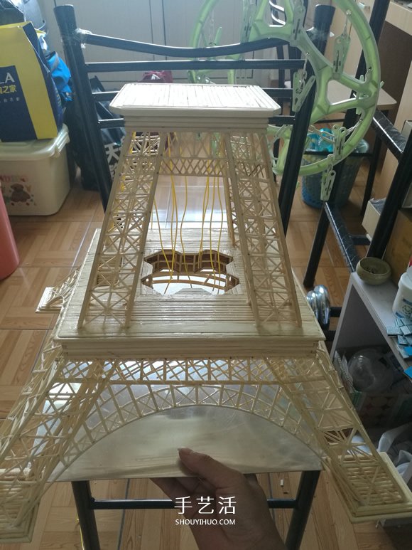 竹簽手工制作埃菲爾鐵塔模型的詳細(xì)圖解教程 -  rpnrmr.com
